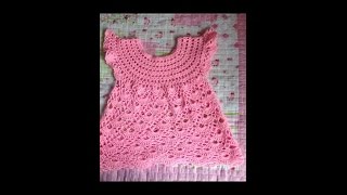 How to Crochet Baby Dress: Korean Style princess dress