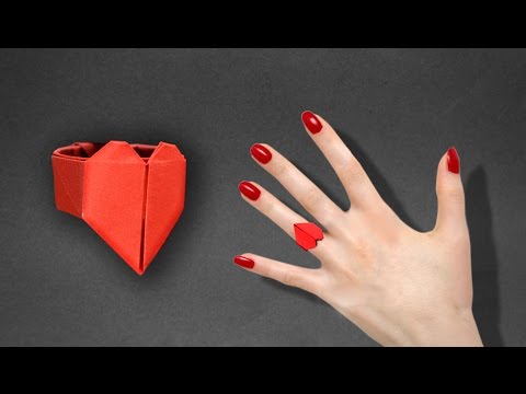 Origami: Heart Ring - Instructions in English ( BR ) Origami: Heart Ring - Instructions in English ( BR )