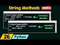 String Methods in Python (Part 2)