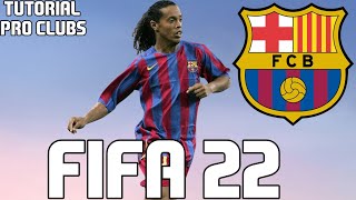 FIFA 22 - TUTORIAL FACE I Ronaldinho Gaucho (ICON) [Pro Clubs]