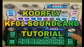 KOORFLY KF01 SOUNDCARD FULL SET UP GUIDE TUTORIAL FOR LIVESTREAMING AND KARAOKE #tutorial