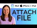 iPhone Mail: How to Attach a File to an Email in the Mail App on your iPhone or iPad