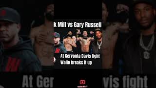 Meek Mill and Gary Russell Jr beef at Gervonta Davis fight Wallo stops it #meekmill #gervontadavis