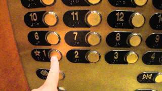 Old Otis Traction Elevators at Le Centre Sheraton Montreal