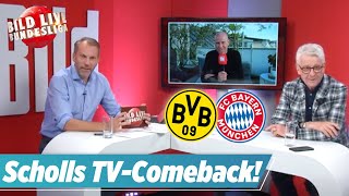 🔴 Scholl und Reif analysieren Dortmund gegen Bayern | BILD Live Bundesliga