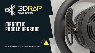 3DRAP MAGNETIC PADDLES MOD FOR CAMMUS C5 STEERING WHEEL