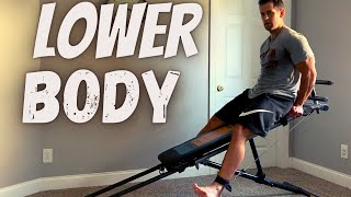 Lower Body Leg Workout with a Weider Ultimate Body Works with Dumbbells and Bands