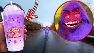 Do Not Drink GRIMACE SHAKE From MCDONALDS At 3AM!! *GRIMACE BIRTHDAY*