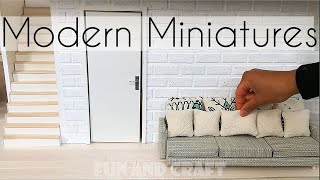 DIY: Modern 3 Bedroom  Miniature House