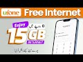 How to Get Ufone Free Internet!