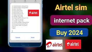 Airtel internet pack | এয়ারটেল এমবি প্যাক | Airtel sim best internet pack | Airtel data pack