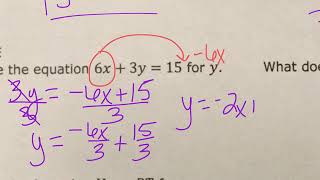 Equations and Inequalities Test Corrections