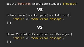 Laravel: Why/How To Add Multiple Validation "Layers"?