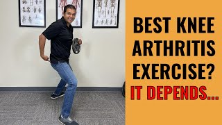 What is the best exercise to help get pain relief from knee arthritis?