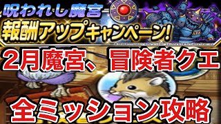 DQMSL　2022年2月魔宮、冒険者クエストミッション攻略