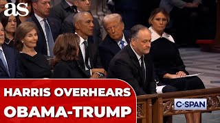 KAMALA HARRIS caught undercover: VP listens in on crucial OBAMA-TRUMP dialogue