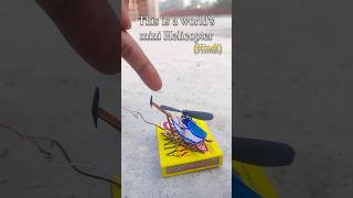DIY Helicopter ||  How to make a rc helicopter at home || crazy ideas, #rchelicopter #shorts