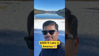 அமெரிக்காவில் 6000 அடி உயரத்தில் உள்ள ஏரி | Donner Lake in California | America | Snow