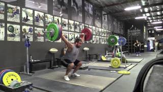 Greg Everett Snatch + Snatch Balance + Overhead Squat - 137kg (302 lbs)