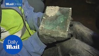 Time capsule dating back to 1795 unearthed in Boston - Daily Mail