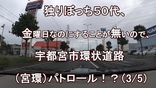 独りぼっち５０代、金曜日なのにすることが無いので、宇都宮市環状道路（宮環） パトロール！？（3/5）