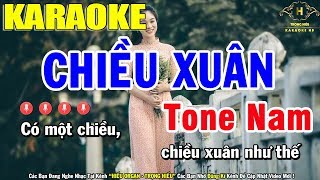 Karaoke Chiều Xuân Tone Nam Nhạc Sống STYLE SOUL | Trọng Hiếu