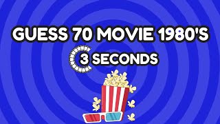 Can You Guess 70 Iconic 1980s Movies in 3 Seconds? 🎥 | Quiz Burst