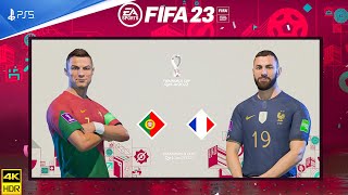 FIFA 23 - Portugal Vs France -  FIFA World Cup Final Qatar | PS5™ [4K HDR ] Next Gen