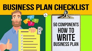 Business Plan Checklist to Write a Business Plan for Your Business