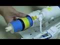 installation video of simpure t2 5 stage under sink ro system 100gpd