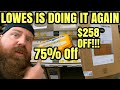 🔴Lowes Blowout New Tool Clearance 75% Off Tools Sinks Vanity Lights