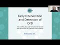 KDIGO Early Intervention & Detection of CKD