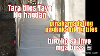 Hirap Kaba magtiles Ng hagdan? dimo kaya I layout ? Tara turuan kita napakadali lang nito