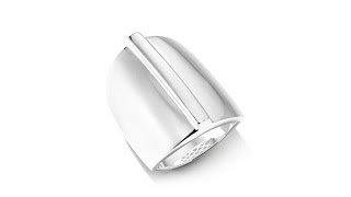 Sevilla Silver Shield Ring