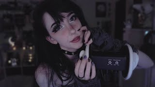 asmr ☾ it’s okay, you’re safe, you matter 🖤 lofi whispering affirmations