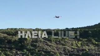 Ilialive.gr - Ρίψη από Canadair στα Ροδινά