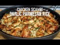 Garlic Parmesan Rice Takes This Chicken Scampi to the NEXT LEVEL