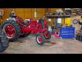 1949 international harvester farmall “m” restoration timelapse of a classic vintage tractor rebuild