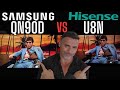 SAMSUNG QN90D VS HISENSE U8N Quantum Dot Mini-Led Battle!