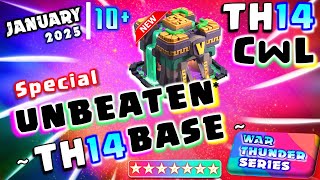 WAR THUNDER! TOWN HALL 14 BEST WAR BASE LINK ! TH14 BEST WAR BASE ! TH14 LEGEND BASE 2025