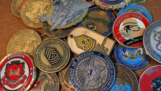 Thrift Store Finds Military Challenge Coins Large Lot Any Good Ones?