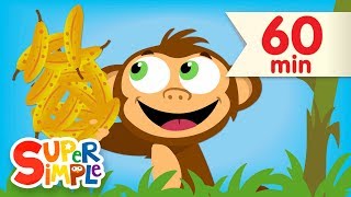 Counting Bananas + More | Kids Songs & Nursery Rhymes | Super Simple Songs