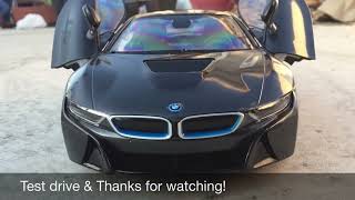 BMW i8 RC CAR Unboxing and review! Official BMW product