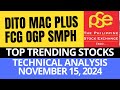 DITO | MAC | PLUS | FCG | OGP | SMPH : PSE TECHNICAL ANALYSIS