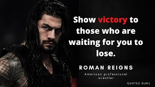 Roman Reigns Quotes For Succuss Life Young | Motivational Qoutes | Succusfull People Motiv In world
