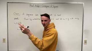 Real Analysis: Lecture 6 - Uniqueness of Limits, Nested Intervals Property