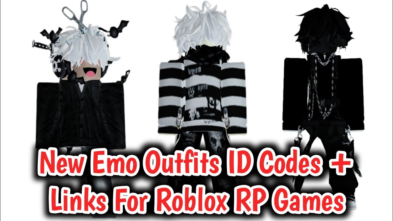 [New 3] Boy's Emo Outfits ID Codes + Links For Brookhaven RP, Berry ...