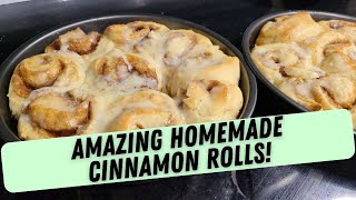 THE BEST HOMEMADE CINNAMON ROLLS RECIPE!