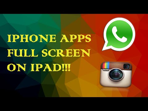 Make iPhone apps full screen on iPad on ios 7/8/9.0.2 Make iPhone apps full screen on iPad on ios 7/8/9.0.2