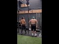 clap pull ups at 300 pounds😱 vs 170 pounds